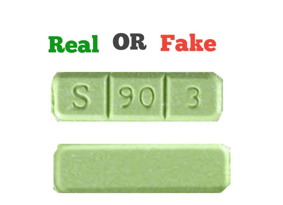 How to spot real vs. fake green Xanax bars