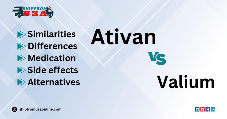 Difference between Ativan vs. Valium