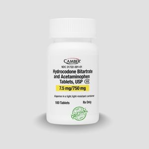 Hydrocodone 7.5 750mg